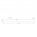 MDF Wall Slat / Strip Panel - MDF Pre-Primed Slatwall panel  / Panelling - Slatted Wall Panels - Paintable 1190mm x  240mm x 18mm 